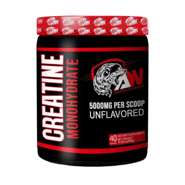 American Wolf - 100% Creatine Monohydrate | 40 SERVINGS